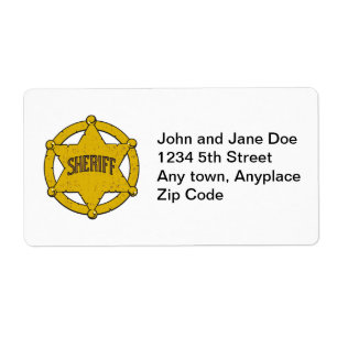 Sheriffs Star Badge