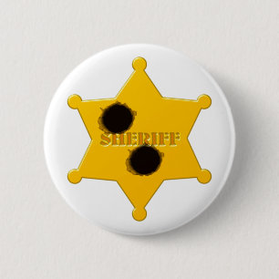 sheriff's star bullet 2 inch round button