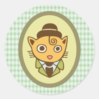 Sherlock Classic Round Sticker