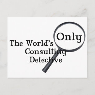 Sherlock Detective Postcard