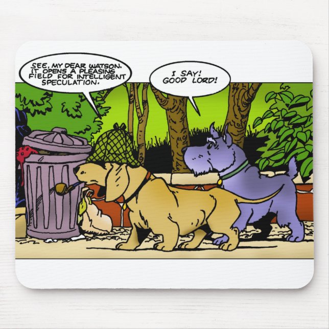 Sherlock Dog Mouse Pad (Front)