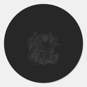 Sherlock Holmes I Never Said I Was Smarter Funny Classic Round Sticker
