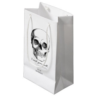 Sherlock Quote I Covet Your Skull Gothic Gift Bag