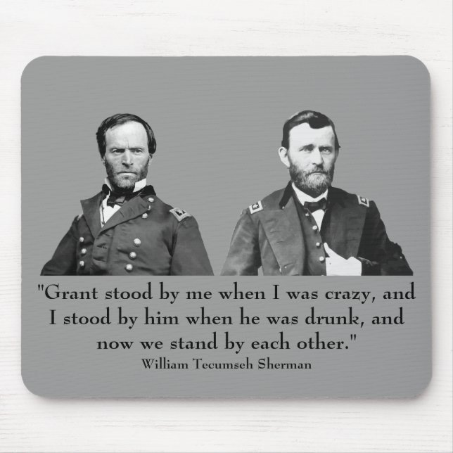 Sherman and Grant Mouse Pad (Front)