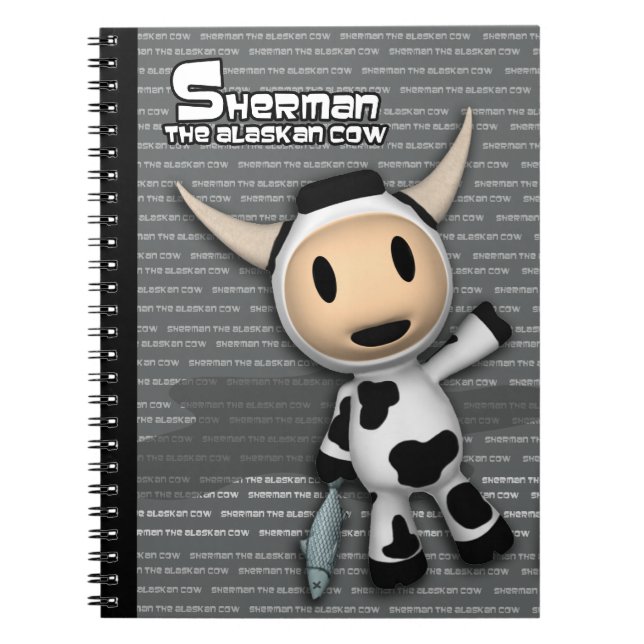 Sherman le carnet d'Alaska de gris de vache (Devant)