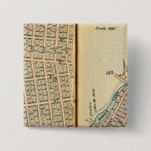 Sherman Park, New York 2 Inch Square Button
