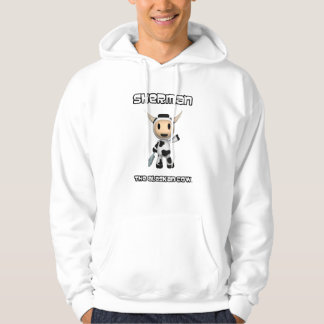 Sherman the Alaskan Cow Original Waving Hoodie