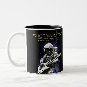 SHERMANATOR Band Members Two-Tone Coffee Mug