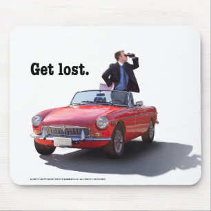 Sherman's Way "Get Lost" Mouse Pad