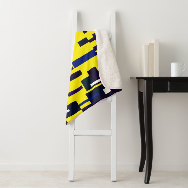 Sherpa Art Abstrait Peinture D'Une Couverture De Jeu (En situation)