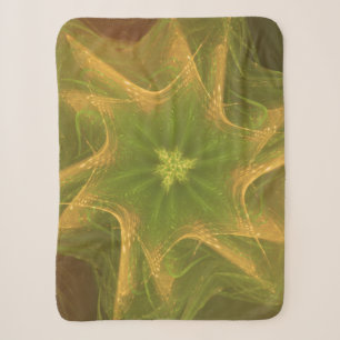 Sherpa Blanket Fractal Light Green Palette