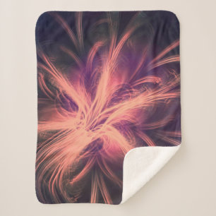 Sherpa Blanket Fractal Light Purple Palette