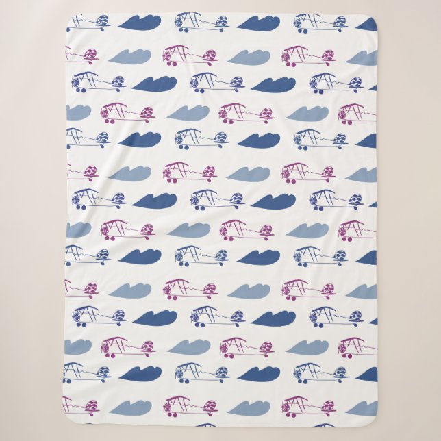 Sherpa Blanket Toy Plane (Front)