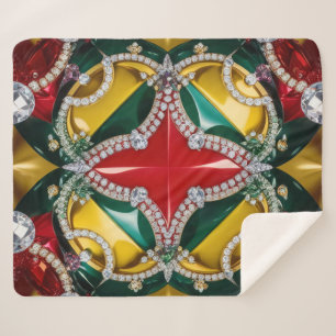 Sherpa Blanket with Los Angeles Colours Design