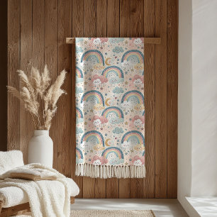 Sherpa Cloud Blanket Pastel Hues for Kids’ Comfort