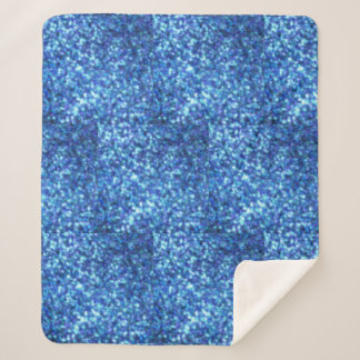 Sherpa Couverture Blue Spark