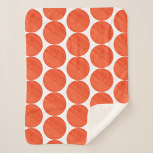 Sherpa Couverture Cercles Texture de Jaspe de Jade Rouge 