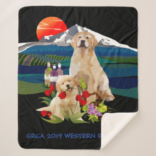 Sherpa Couverture confortable de golden retriever