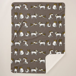 Sherpa Couverture de dessin animé Jack Russell