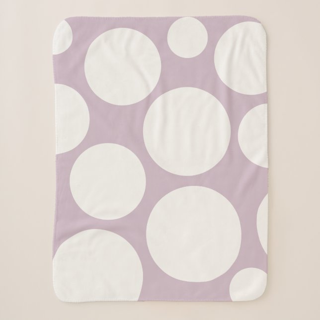 Sherpa Couverture de point Polka (Devant)