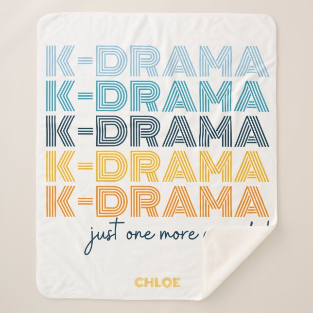 Sherpa Couverture d'observation dramatique coréenne moder (Devant)