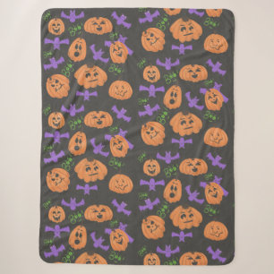 Sherpa couverture éffrayante d'Halloween