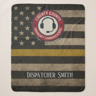 Sherpa Couverture personnalisée pour dispatcher Thin Gold