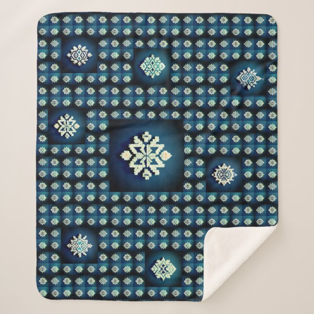 Sherpa Couverture pour les enfants qui aiment Minecraft (Devant)