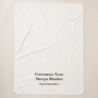Sherpa Créez votre propre grande couverture 60"x 80"