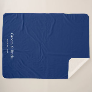 Sherpa Élégant script personnalisé couverture de mariage
