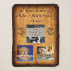 Sherpa Fleece Photo Blanket, Fully Customizable