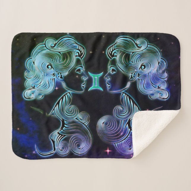 Sherpa gemini les jumeaux zodiac couverture (Devant (Horizontal))