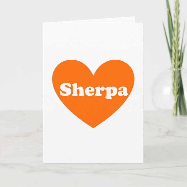 Sherpa Holiday Card (Front)