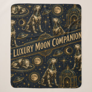 Sherpa Rex compagnon de lune/jeté de couverture en laine