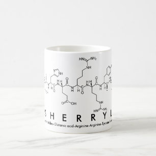Sherryl peptide name mug