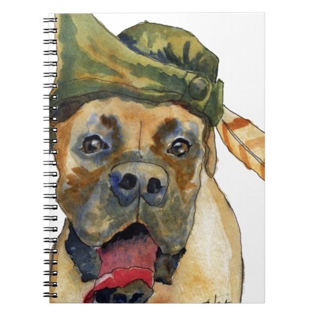 Sherwood Boxer Dog Notebook (Front)