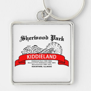 Sherwood Park Kiddieland, Rockford, IL. Amusement Keychain