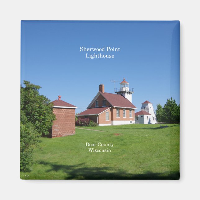 Sherwood Point Lighthouse magnet (Front)