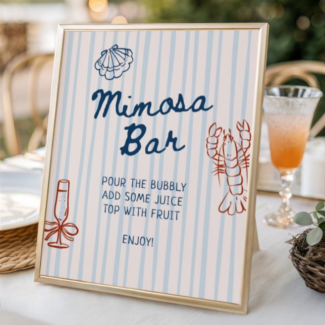 She's A Catch Downloadable Mimosa Bar Poster (Creator Uploaded)