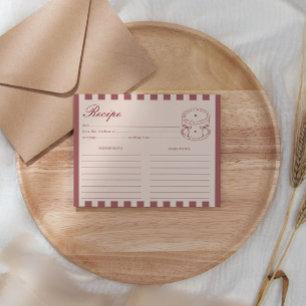 She's A Tini Bit Older Coffee Cake Birthday Recipe Enclosure Card