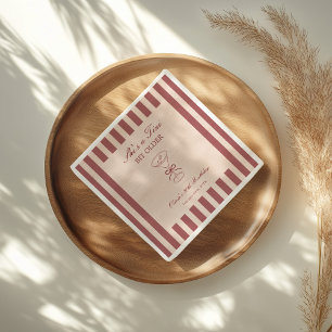 She's A Tini Bit Older Coffee Martini Birthday Napkin