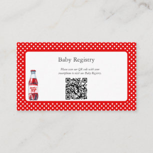 She's About to Pop Popcorn Pop Soda Baby Shower  Enclosure Card
