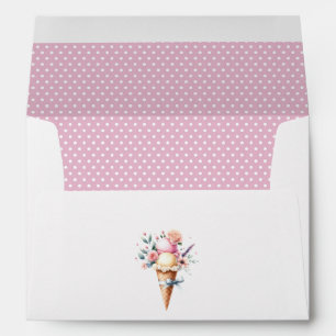 "She's Been Scooped Up" Bridal Shower Envelope