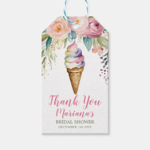 She's Been Scooped Up Bridal Shower Ice Cream Gift Tags