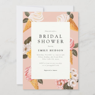 She's Been Scooped Up Bridal Shower Invitation