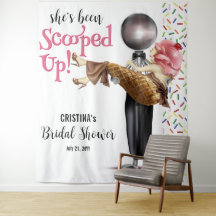 She's Been Scooped Up Ice cream Backdrop
