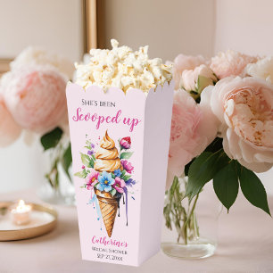 She's Been Scooped Up Ice Cream Bridal Shower Favor Box