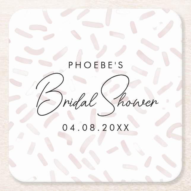 She's Been Scooped Up Strawberry Shower Coaster (Front)