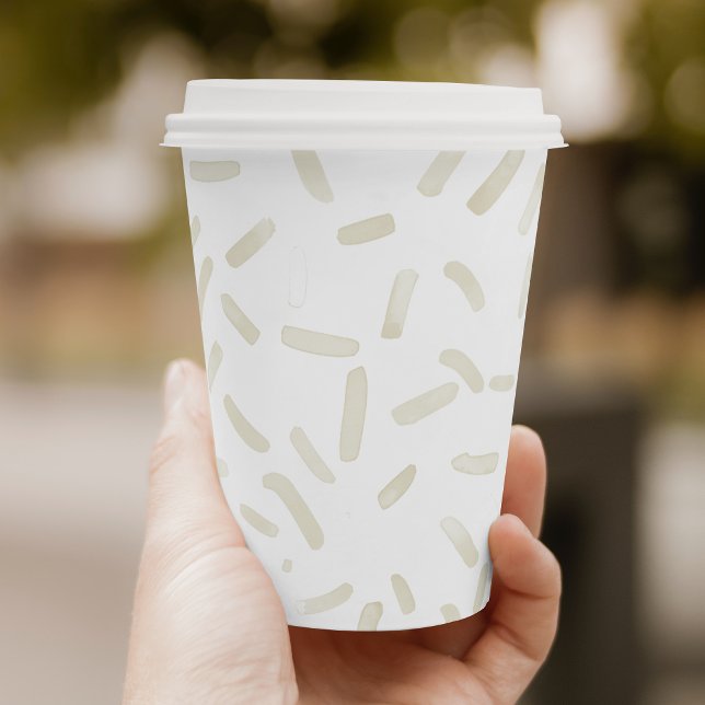 She's Been Scooped Up Vanilla Bridal Shower Paper Cups (Creator Uploaded)