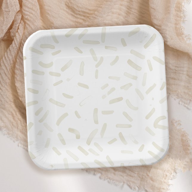 She's Been Scooped Up Vanilla Bridal Shower Paper Plate (Creator Uploaded)